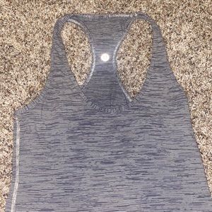 lulu lemon size 2-4 grey tank worn twice